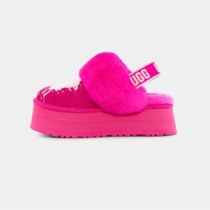 Ugg funkette slippers pink size 10